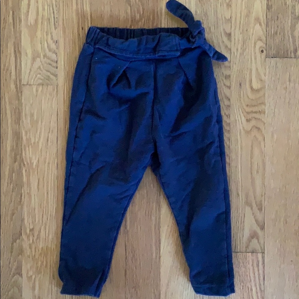 Zara baby girl navy sweatpants 18/24 months